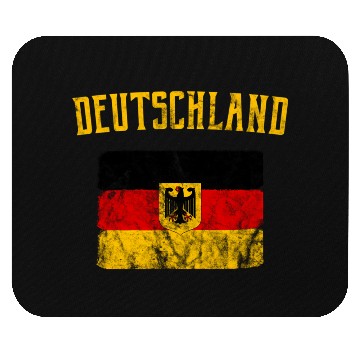 Discover Deutschland German Flag Mouse Pads