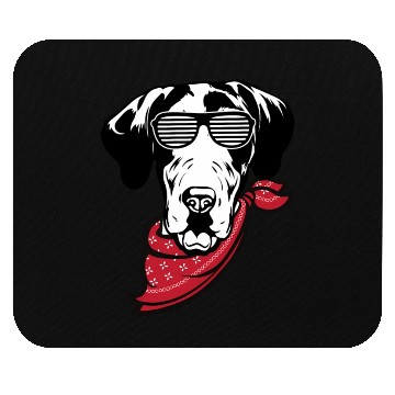 Discover Great Dane Face Shutter Glasses Mouse Pads