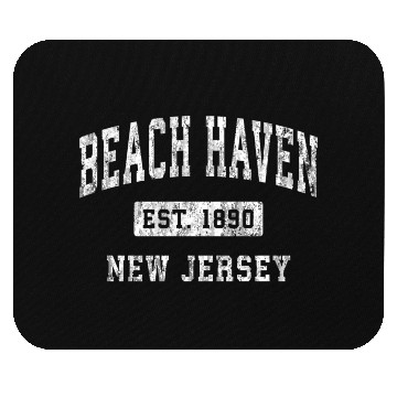Discover Beach Haven New Jersey Nj Established Sports Mouse Pads