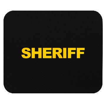 Discover Sheriff Police Front Back Print Law Enforcement Mouse Pads
