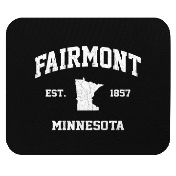 Discover Fairmont Minnesota Mn State Athletic Style Mouse Pads