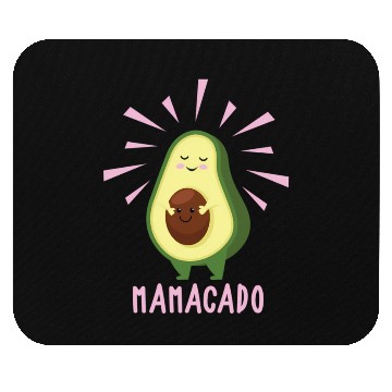 Discover Mamacado Pregnant Mom Avocado Baby Mouse Pads