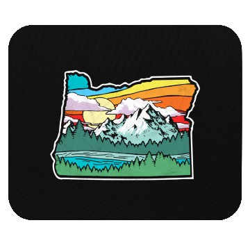 Discover Oregon Nature Outdoors Mouse Pads