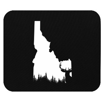 Discover Hunter Elk Deer State Idaho Hunting Mouse Pads