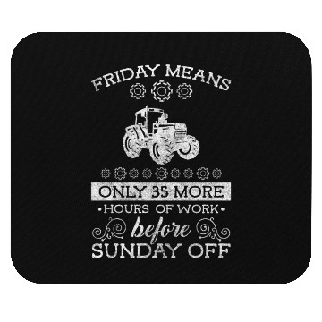 Discover Tractor Farm Farmer Mouse Pads