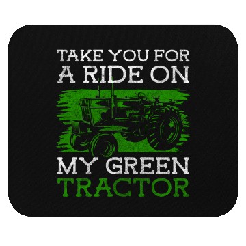 Discover Farmer Tractor Country Life Mouse Pads