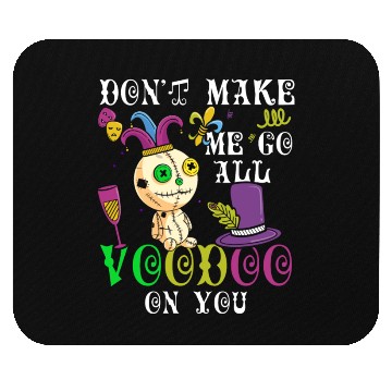 Discover Carnival New Orleans Fool Mouse Pads