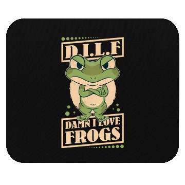 Discover Damn I Love Frogs Mouse Pads