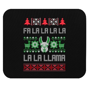 Discover Fa La La Llama Ugly Llama Mouse Pads