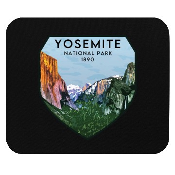 Discover yosemite national park Mouse Pads