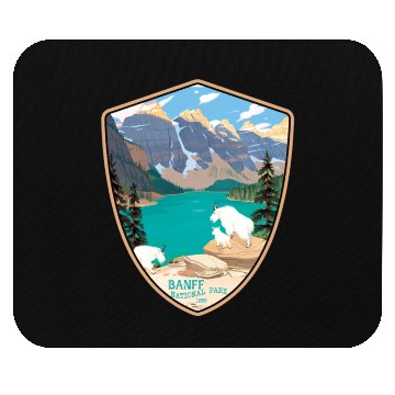 Discover Banff national park Mouse Pads