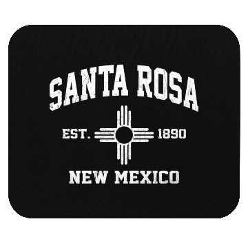 Discover Santa Rosa New Mexico Nm State Athletic Style Mouse Pads