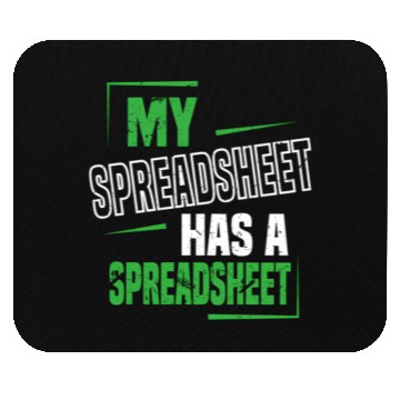 Discover My Spreadsheet Has A Spreadsheet Excel Data Analys Mouse Pads
