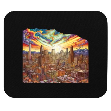 Discover "Phoenix 3D Radiance A Limited Edition Cityscape Mouse Pads