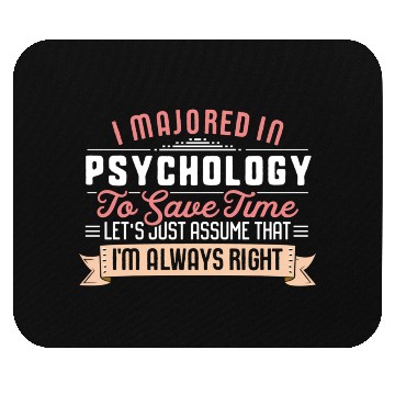 Discover Psychology Major Studen Graduation College Mouse Pads