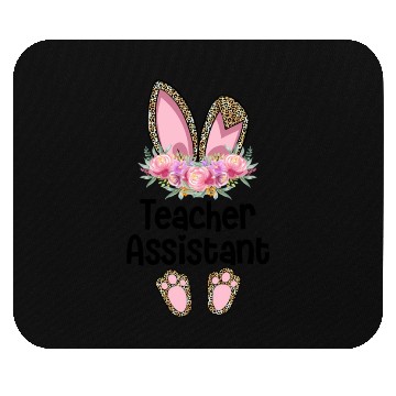 Discover Easter Bunny Ear Teacher Leopard Teacher Assistant Mouse Pads