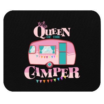 Discover Queen Of The Camper Camping Mouse Pads