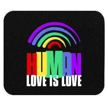 Discover Human Mouse Pads LGBTQ Pride Rainbow Flag Gay Lesbian
