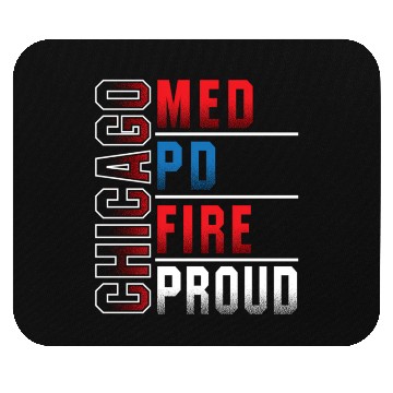 Discover Chicago Med Chicago Pd Chicgo Fire Dept Chicago Pr Mouse Pads