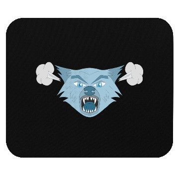 Discover Angry Wolf Mouse Pads