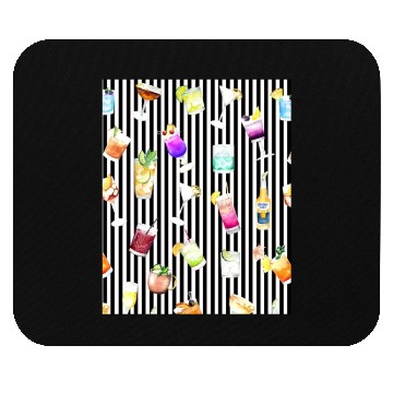 Discover Cocktail Alcohol Happy Hour Lover Mouse Pads