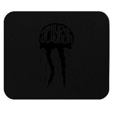 Discover Black Jellyfish Mouse Pads