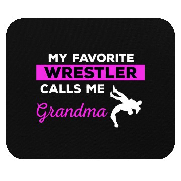 Discover Wrestling Grandma Mouse Pads