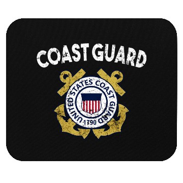 Discover Proud Coast Guard Military Pride Mouse Pads