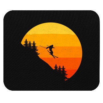 Discover Ski Skiing Skier Ski Mouse Pads