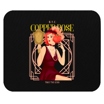 Discover Nyc Copper Rose The Great Gatsby Mouse Pads