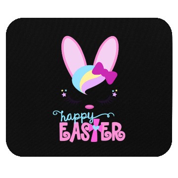 Discover Happy Easter Bunny Sleeping Face Christian Mouse Pads