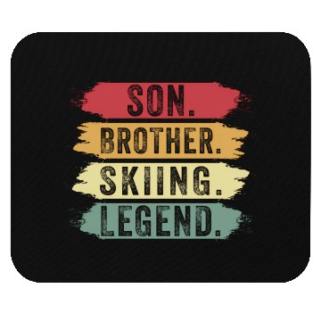 Discover Son Brother Skiing Legend Best Skiing Gaming Mouse Pads