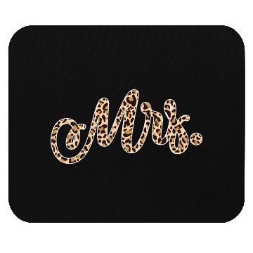 Discover Bride Groom Mrs Leopard Print Wedding Mouse Pads