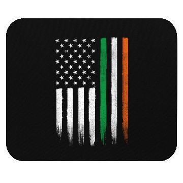 Discover Patriotic Irish American Flag Ireland St Patrick'S Mouse Pads