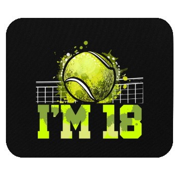 Discover I'm 18 Racket Sports Tennis Player Teen 18th Mouse Pads