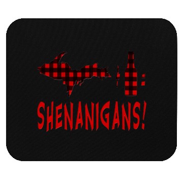 Discover Up Drink Beer Wine Shenanigans Upper Peninsula Cam Mouse Pads