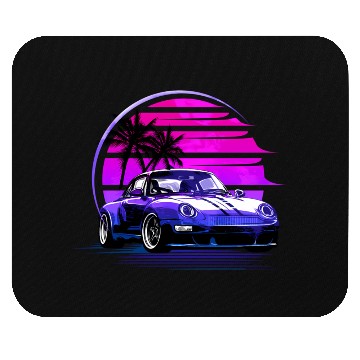 Discover Vaporwave Sunset 80S Car Mouse Pads