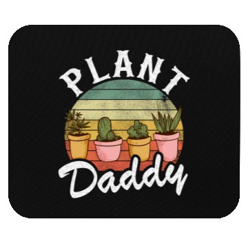 Discover Landscaper Gardener Dad Plants Expert Plant Daddy Mouse Pads