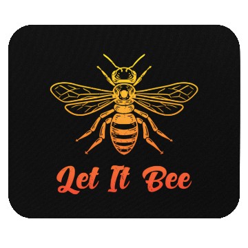 Discover Beekepeer Let It Bee Beekepping Bumblebee Nature Mouse Pads