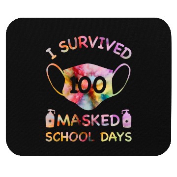 Discover I Survived 100 Masked School Days For Teacher Stud Mouse Pads
