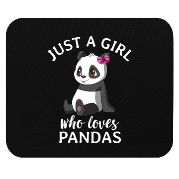 Discover Just A Who Loves Pandas Panda Mouse Pads