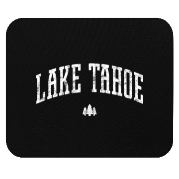Discover Lake Tahoe Tree Icon Mouse Pads