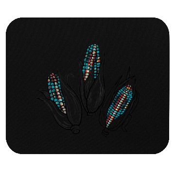 Discover Native American Turquoise Corn Tribal Pattern Mouse Pads