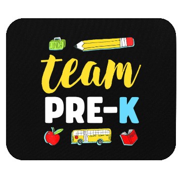 Discover Team Pre-K Teacher First Day Preschool Back to Sch Mouse Pads