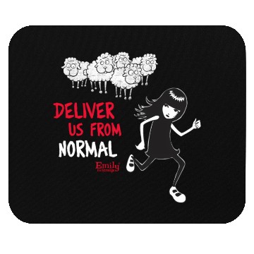 Discover Emily The Strange Deliver Us From Normal Mouse Pads