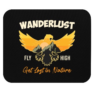 Discover Wanderlust Mountaineer Hiking Mountain love Mouse Pads