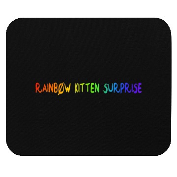 Discover rainbow kitten surprise Mouse Pads