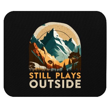 Discover Nature boy Still plays Outside Mountaineer Mouse Pads