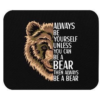 Discover Bear Grizzly Wildlife Animal For Mouse Pads