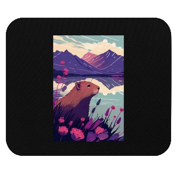 Discover Capybara Nature Capibara Mouse Pads